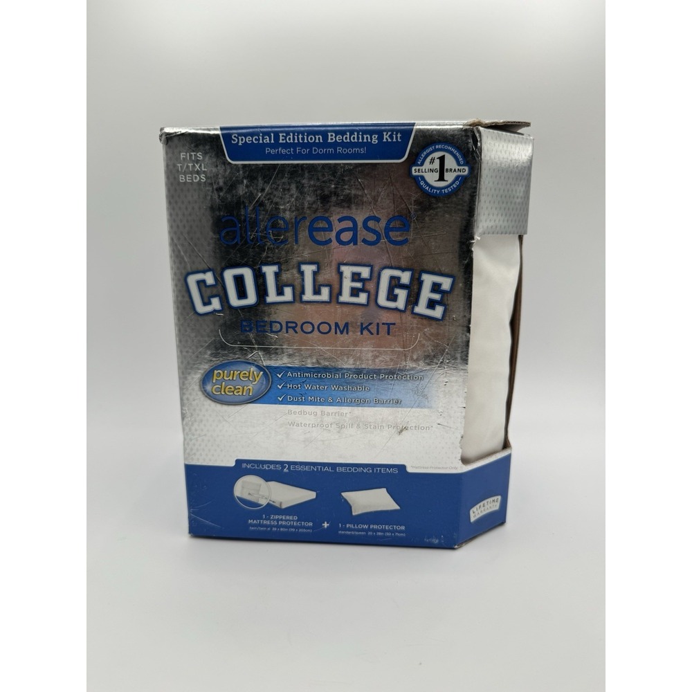 BRAND NEW Allerease College Bedroom Kit (Dorm Rooms) Twin Twin XL 2-Piece Set